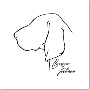 Proud Bracco Italiano profile dog lover Posters and Art